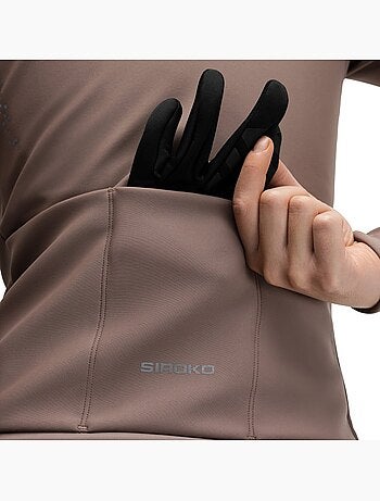 Casaco softshell ciclismo para mulher