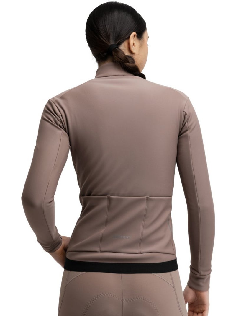 Casaco softshell ciclismo para mulher Castanho - Kiabi