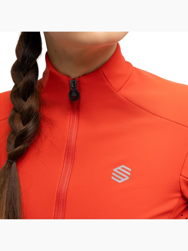 Casaco softshell ciclismo para mulher Vermelho - Kiabi