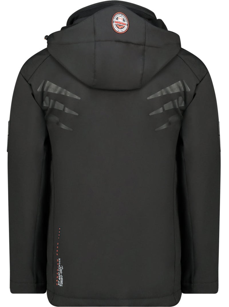 Casaco softshell com capuz ajustável tacibeak – canadian peak Preto - Kiabi
