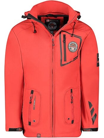 Casaco softshell com capuz ajustável tacibeak – canadian peak