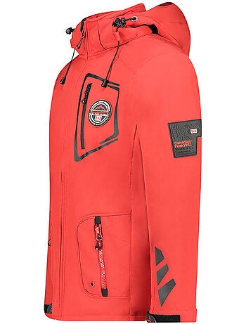 Casaco softshell com capuz ajustável tacibeak – canadian peak