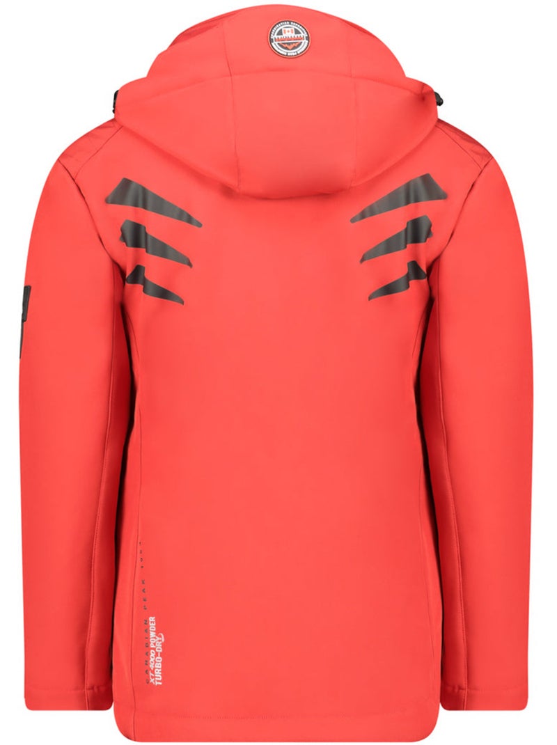 Casaco softshell com capuz ajustável tacibeak – canadian peak Vermelho - Kiabi