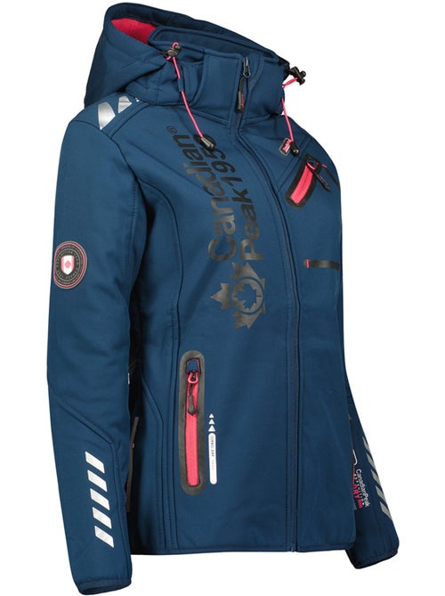 Casaco softshell com capuz amovível forrado a polar reineak – canadian peak - Kiabi