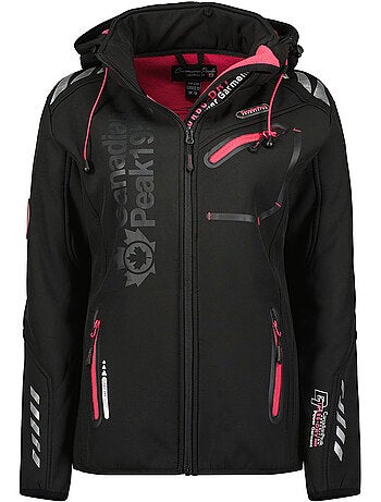 Casaco softshell com capuz amovível forrado a polar reineak – canadian peak