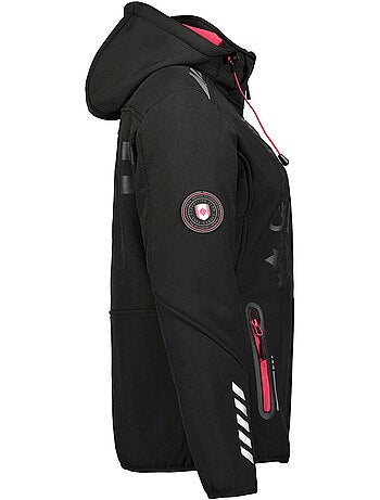 Casaco softshell com capuz amovível forrado a polar reineak – canadian peak