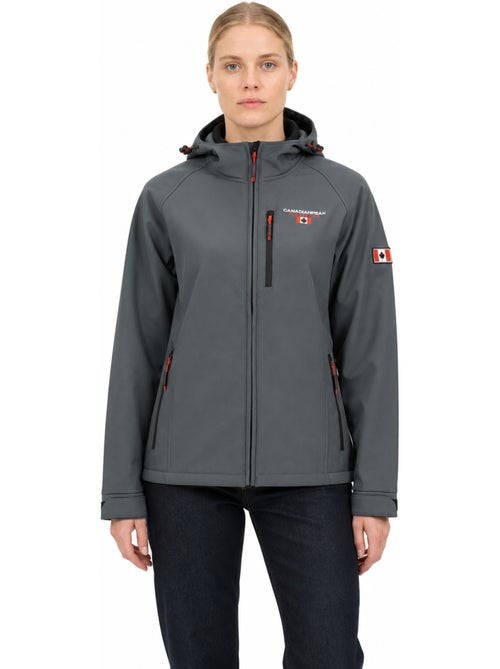 Casaco softshell com capuz forrado a polar tacereak – canadian peak - Kiabi Casaco softshell com capuz forrado a polar tacereak – canadian peak - Kiabi