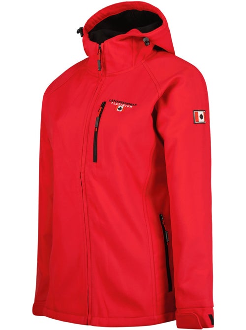 Casaco softshell com capuz forrado a polar tacereak – canadian peak - Kiabi Casaco softshell com capuz forrado a polar tacereak – canadian peak - Kiabi