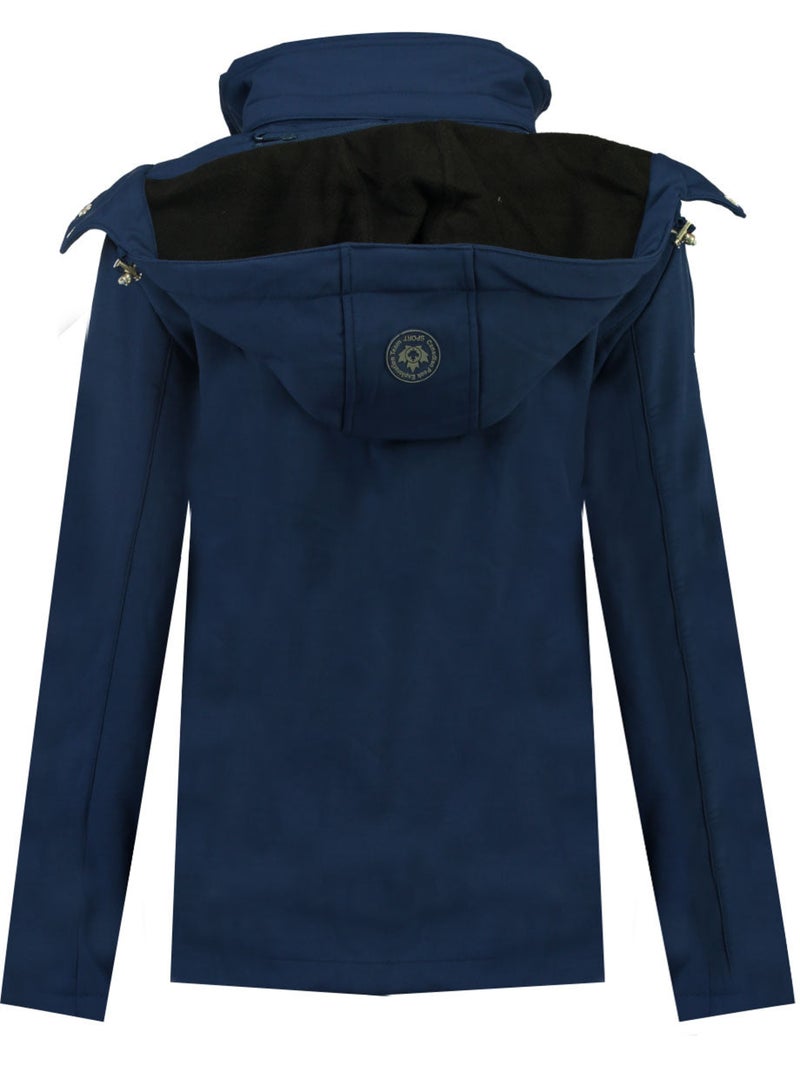 Casaco softshell com capuz forrado a polar turna – canadian peak Azul-marinho - Kiabi