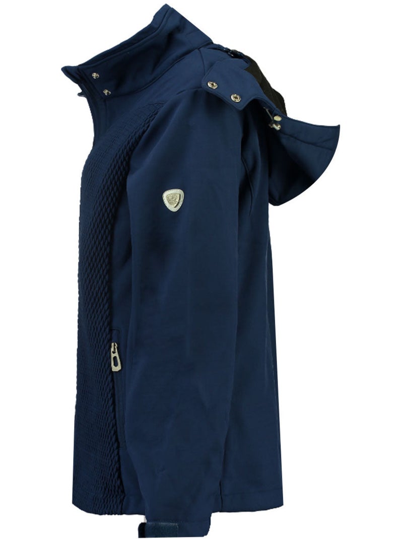Casaco softshell com capuz forrado a polar turna – canadian peak Azul-marinho - Kiabi