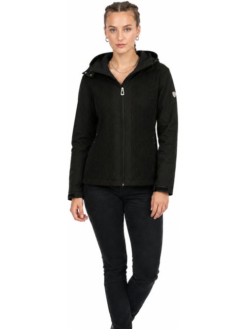 Casaco softshell com capuz forrado a polar turna – canadian peak - Kiabi Casaco softshell com capuz forrado a polar turna – canadian peak - Kiabi