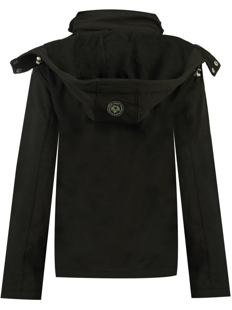 Casaco softshell com capuz forrado a polar turna – canadian peak Preto - Kiabi
