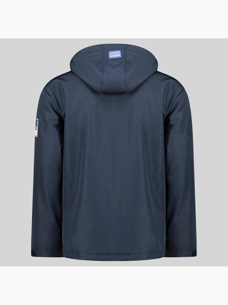Casaco softshell com capuz raoul – geographical norway Azul-marinho - Kiabi