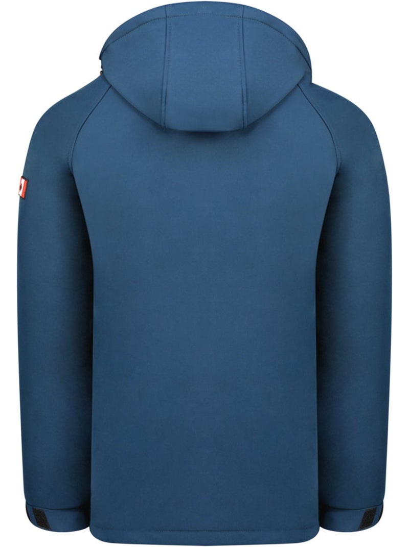 Casaco softshell com capuz regulável takiteak – canadian peak Azul-marinho - Kiabi