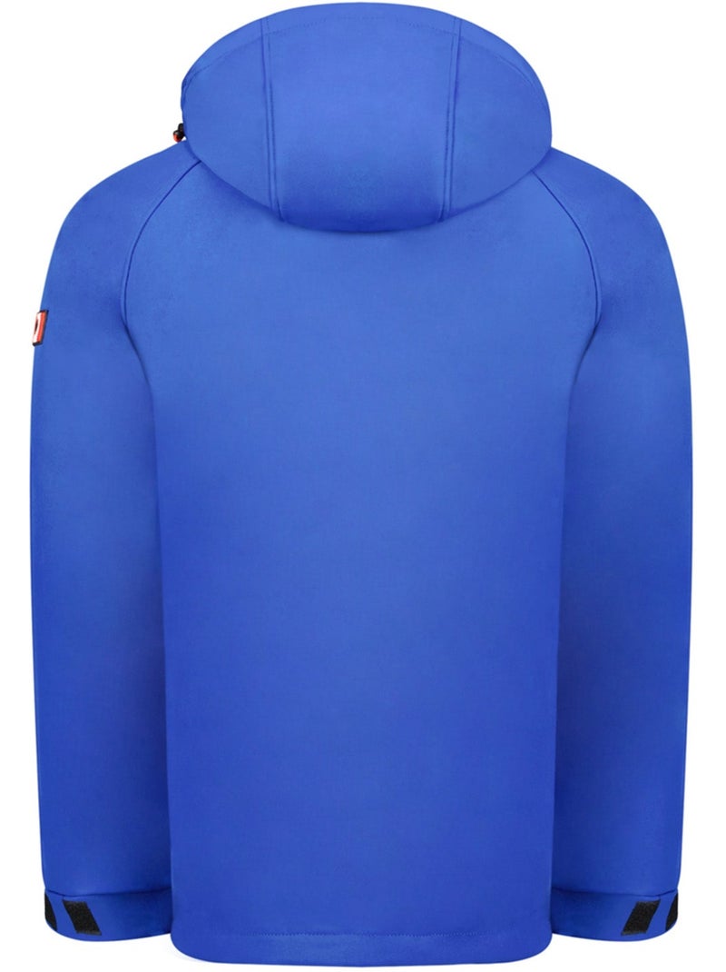Casaco softshell com capuz regulável takiteak – canadian peak Azul-real - Kiabi