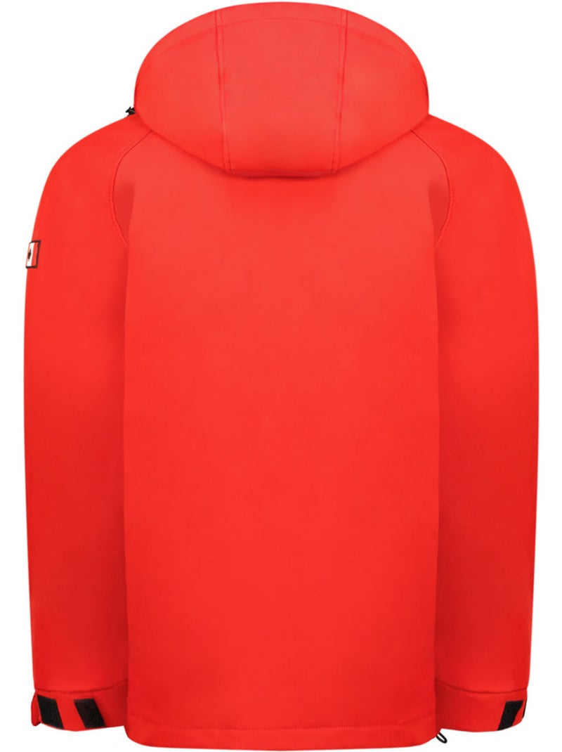 Casaco softshell com capuz regulável takiteak – canadian peak Vermelho - Kiabi