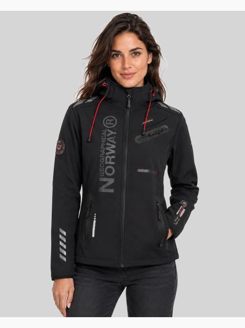 Casaco softshell com capuz reine – geographical norway - Kiabi