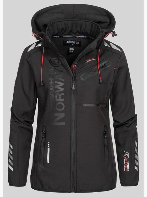 Casaco softshell com capuz reine – geographical norway - Kiabi