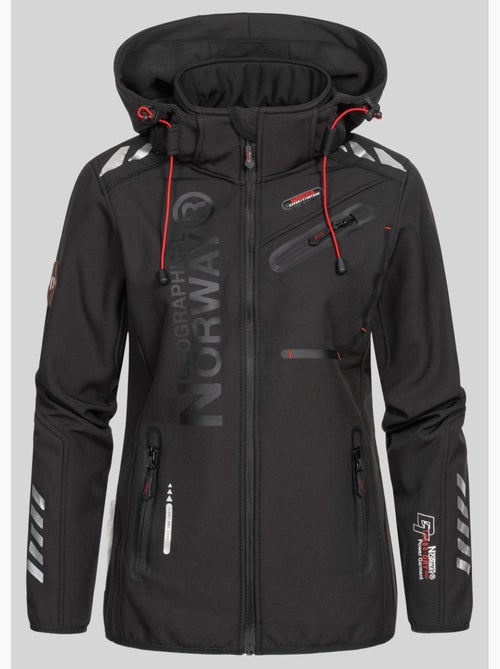 Casaco softshell com capuz reine – geographical norway - Kiabi
