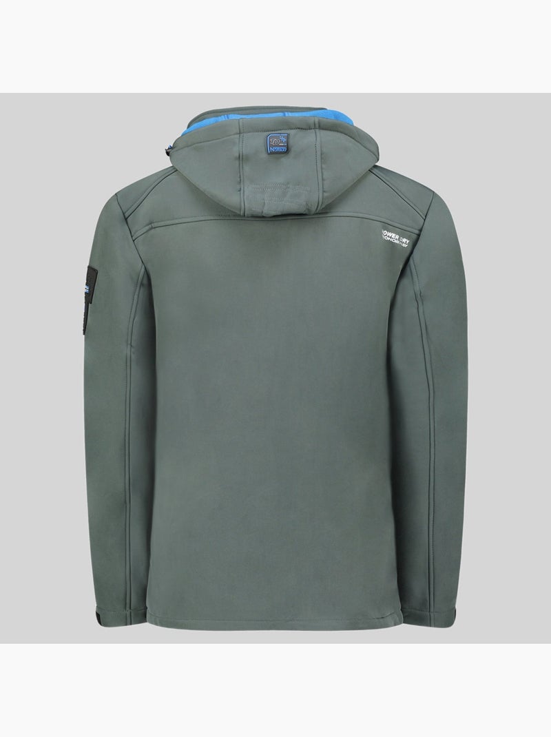 Casaco softshell com capuz richywood – geographical norway Cinza escuro - Kiabi