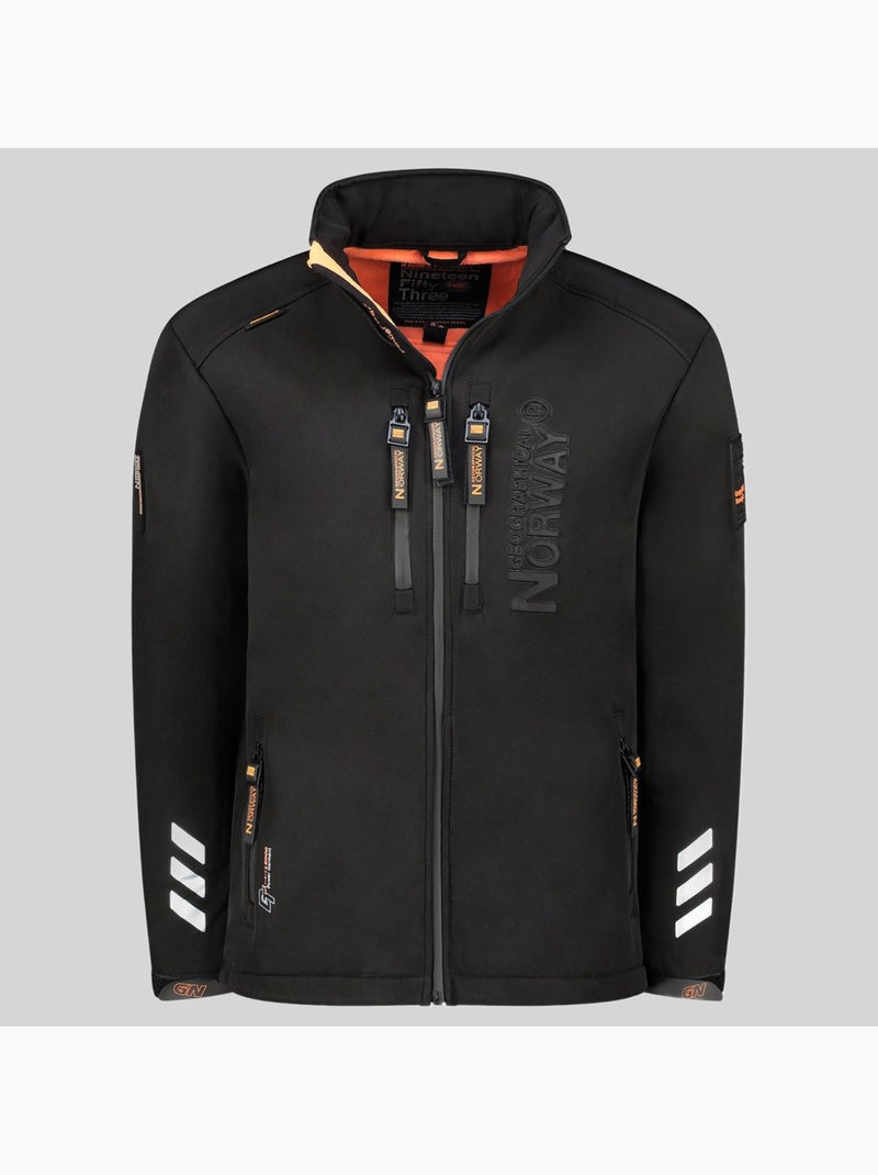 Casaco softshell com capuz richywood – geographical norway Preto - Kiabi