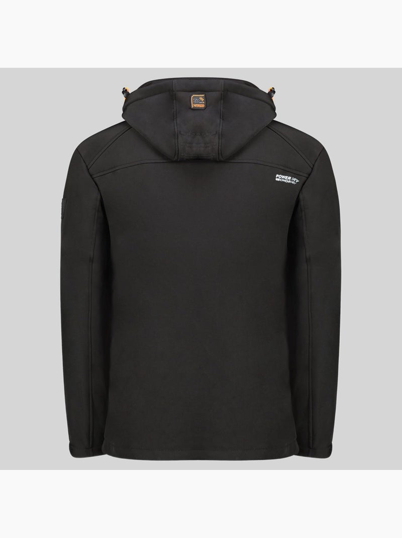 Casaco softshell com capuz richywood – geographical norway Preto - Kiabi