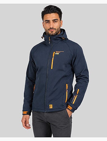 Casaco softshell com capuz ritchone – geographical norway