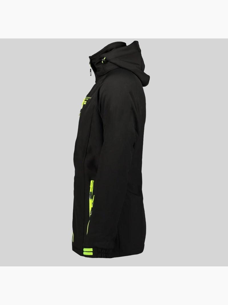 Casaco softshell com capuz ritchone – geographical norway Preto - Kiabi