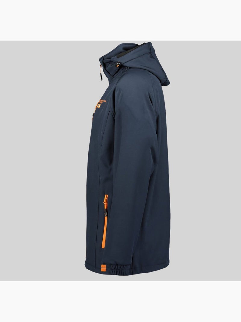 Casaco softshell com capuz ritchone – geographical norway Preto - Kiabi
