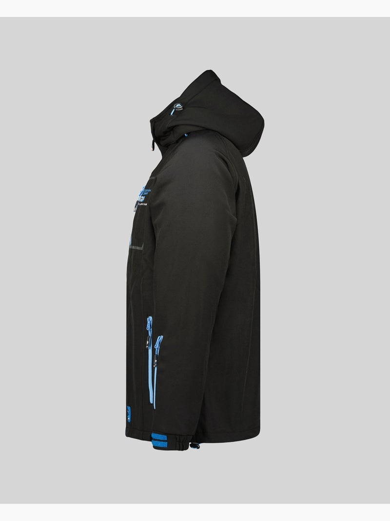 Casaco softshell com capuz riziere – geographical norway Preto - Kiabi
