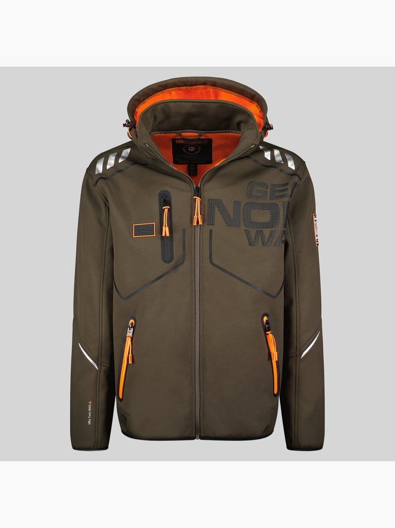 Casaco softshell com capuz robin – geographical norway Cáqui - Kiabi