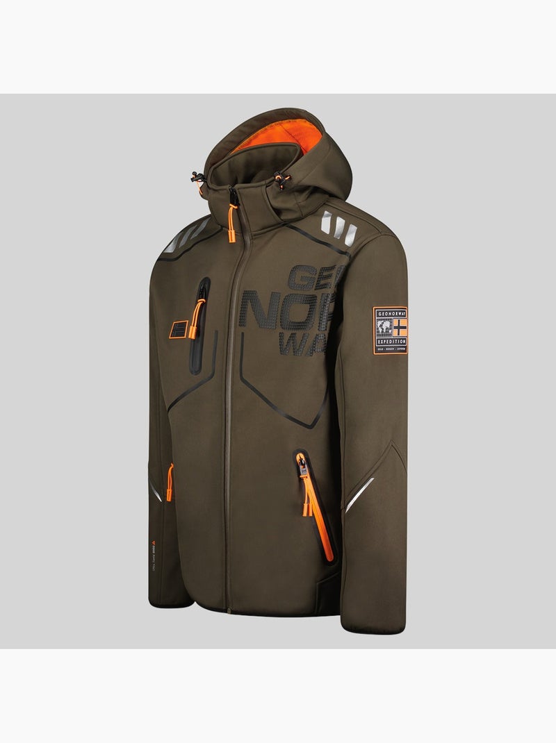 Casaco softshell com capuz robin – geographical norway Cáqui - Kiabi