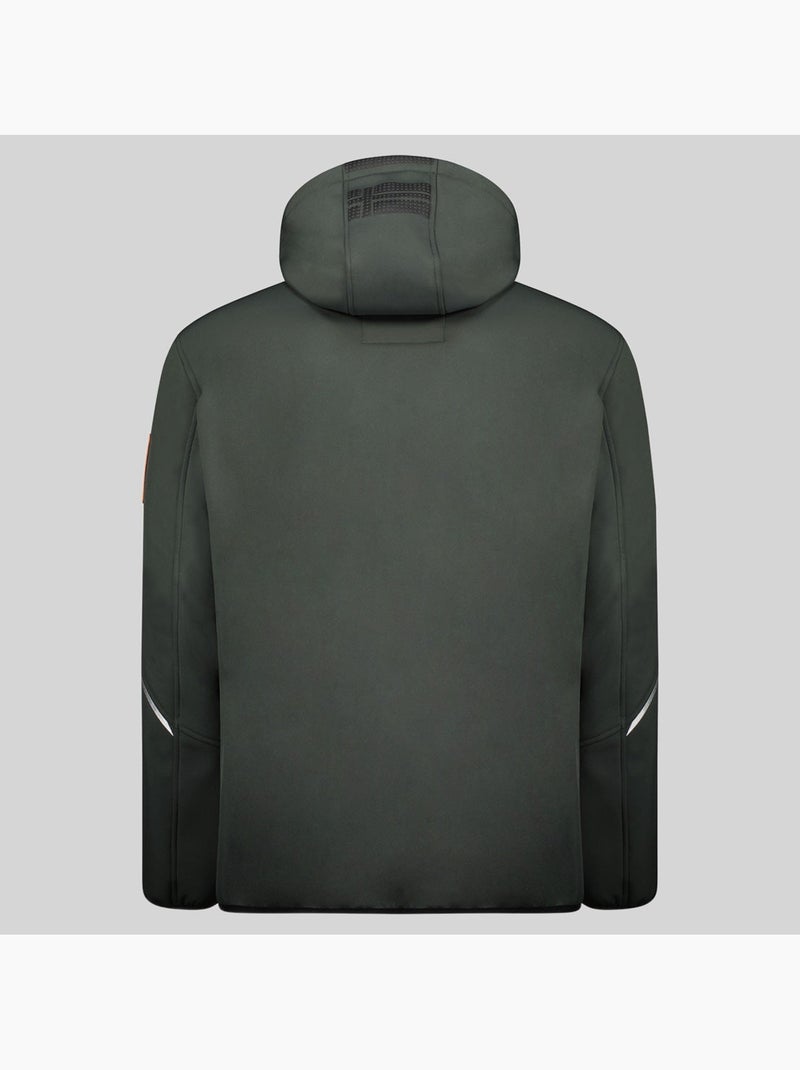 Casaco softshell com capuz robin – geographical norway Cinza escuro - Kiabi