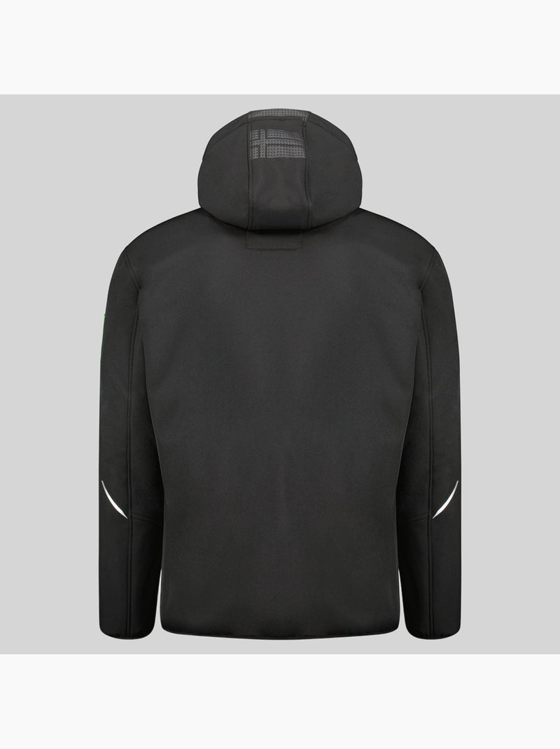 Casaco softshell com capuz robin – geographical norway Preto - Kiabi