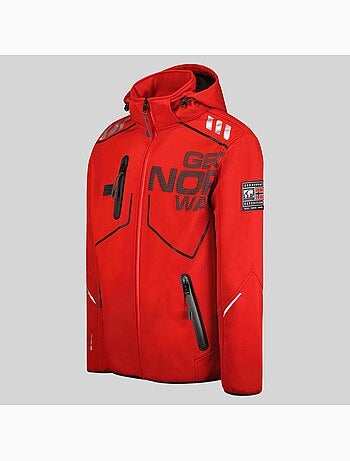 Casaco softshell com capuz robin – geographical norway