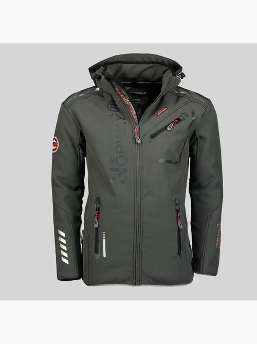 Casaco softshell com capuz royaute dark – geographical norway - Kiabi Casaco softshell com capuz royaute dark – geographical norway - Kiabi