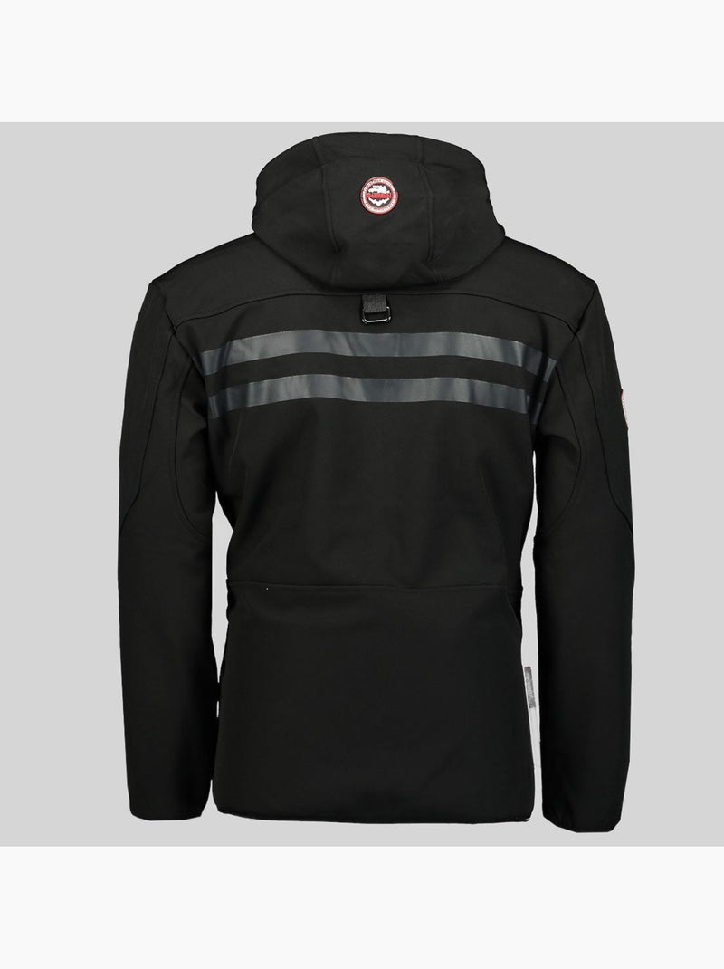 Casaco softshell com capuz royaute dark – geographical norway Preto - Kiabi