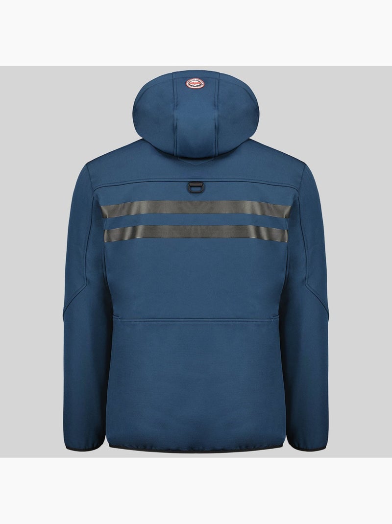 Casaco softshell com capuz royaute – geographical norway Azul-marinho/Vermelho - Kiabi