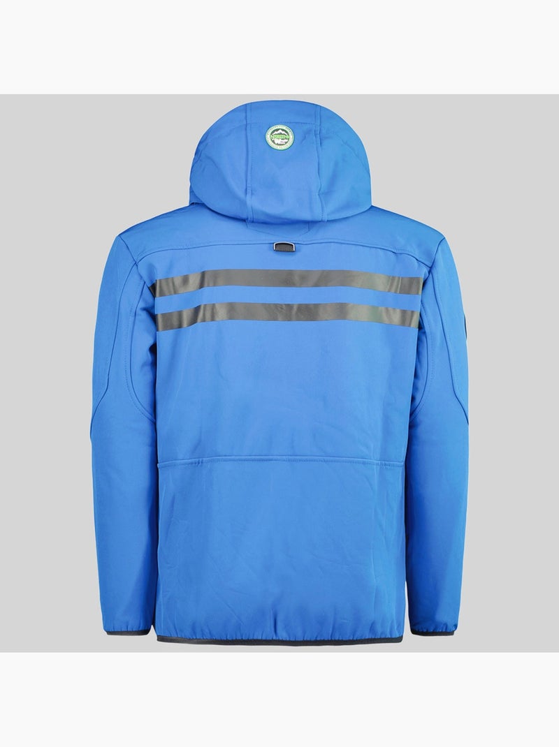 Casaco softshell com capuz royaute – geographical norway Azul Verde - Kiabi