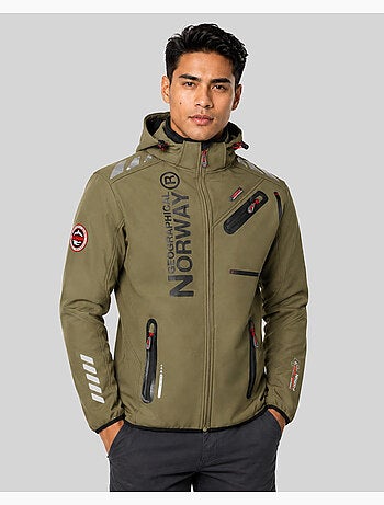 Casaco softshell com capuz royaute – geographical norway