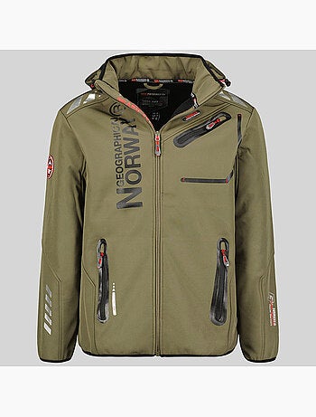 Casaco softshell com capuz royaute – geographical norway