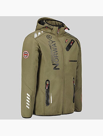 Casaco softshell com capuz royaute – geographical norway