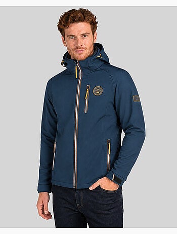 Casaco softshell com capuz tabim – geographical norway