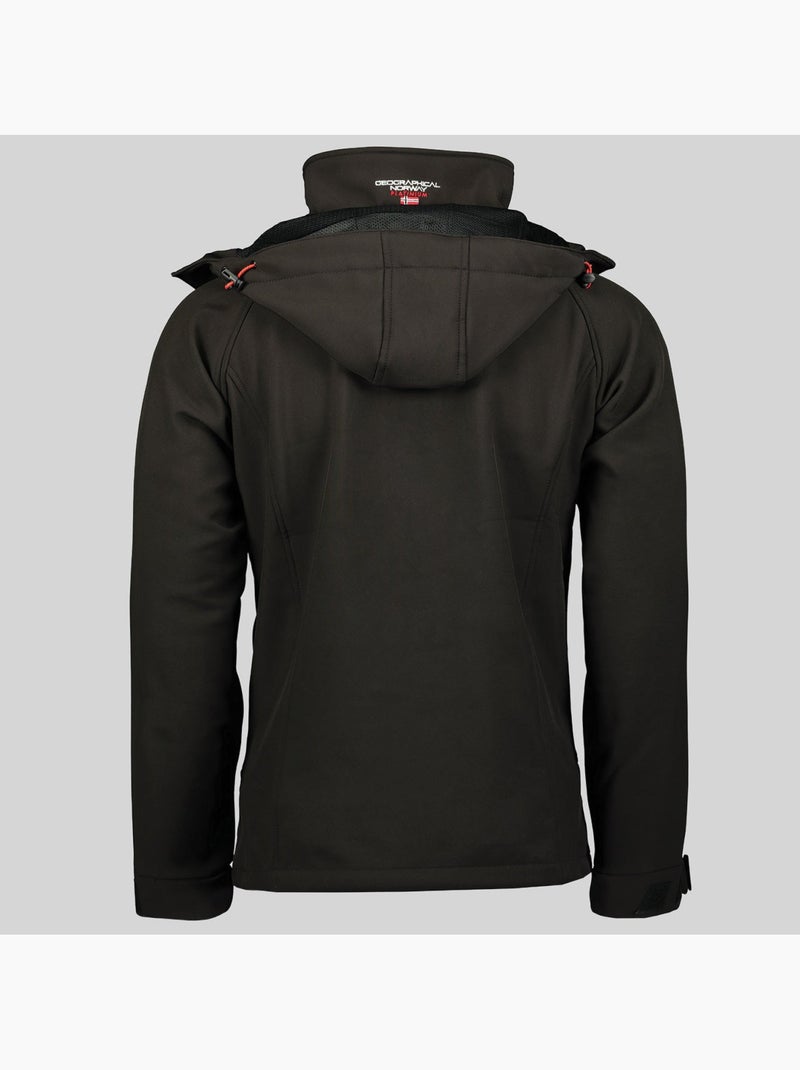 Casaco softshell com capuz taboo – geographical norway Preto - Kiabi