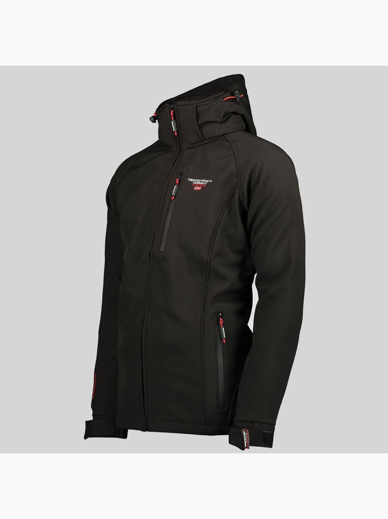Casaco softshell com capuz taboo – geographical norway Preto - Kiabi