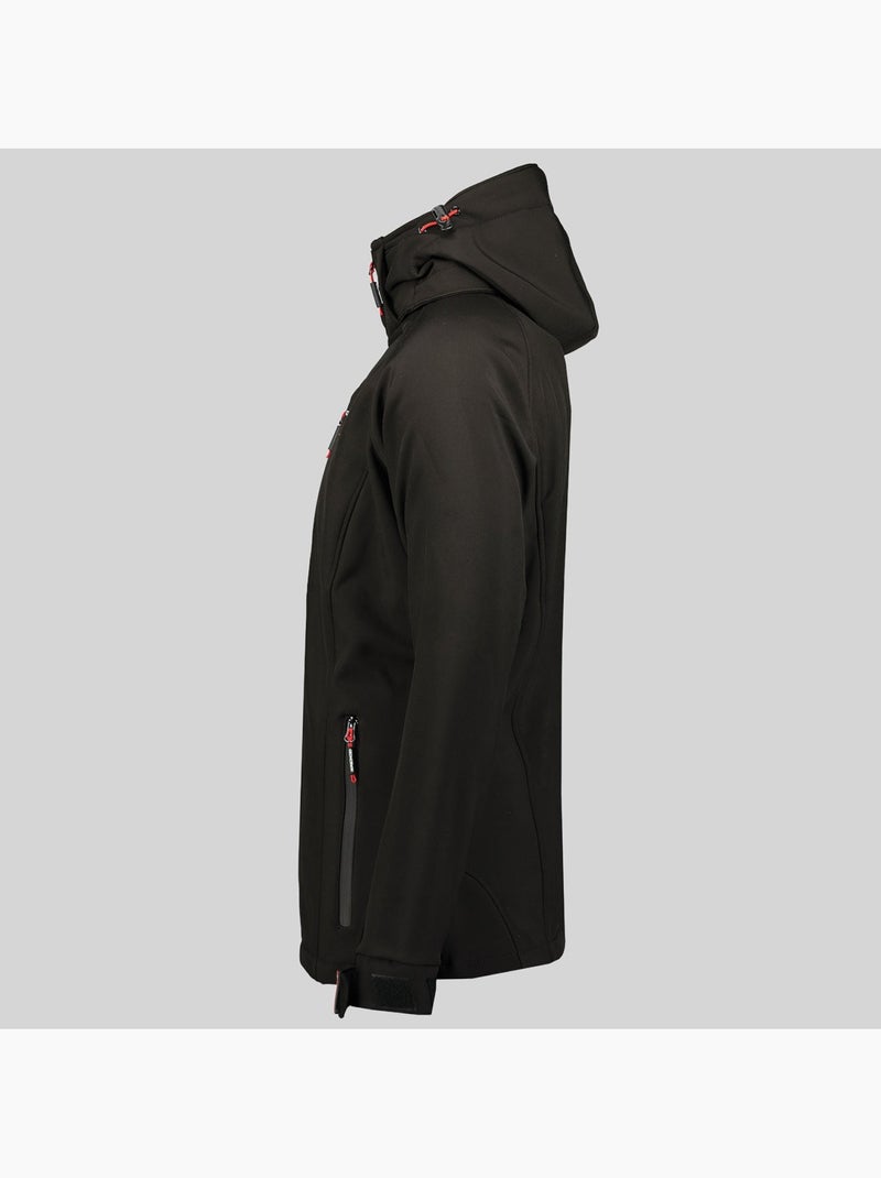 Casaco softshell com capuz taboo – geographical norway Preto - Kiabi