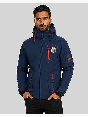 Casaco softshell com capuz tacebook – geographical norway