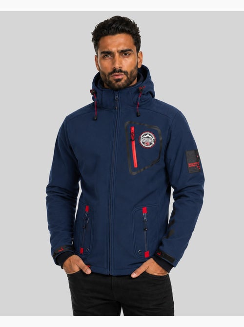 Casaco softshell com capuz tacebook – geographical norway - Kiabi