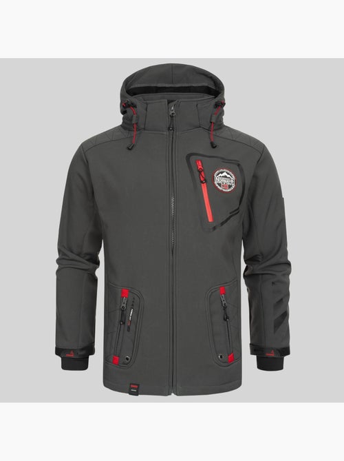 Casaco softshell com capuz tacebook – geographical norway - Kiabi