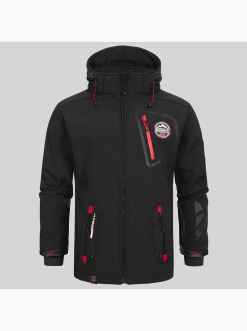 Casaco softshell com capuz tacebook – geographical norway - Kiabi
